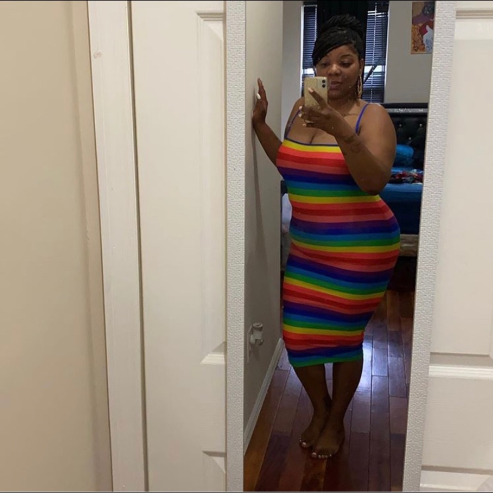 Duckie confetti dress